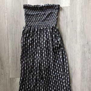 Black and White Bohemian Jumpsuit